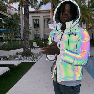soleboy reflective puffer jacket
